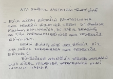 Kendi evimiz gibi geldiğimiz siz Ata Sağlık Kurumuna'da çok teşekkür ediyoruz