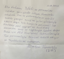 Sevgi ve saygılarıyla takdire değer